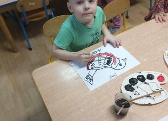 Młodsza grupa przy pracy