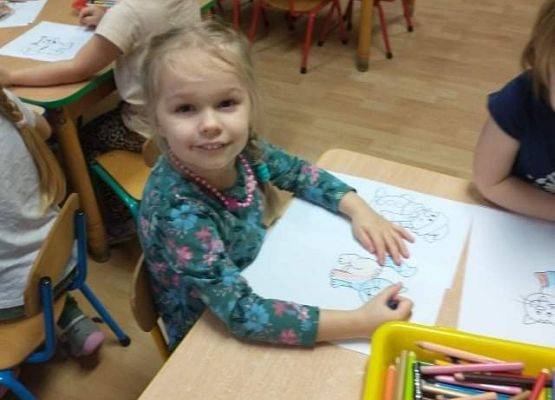 Młodsza grupa przy pracy