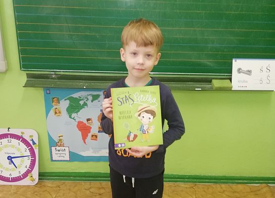 Czytelnik półrocza- kategoria klas  I-III-Kuba Mrzygłód