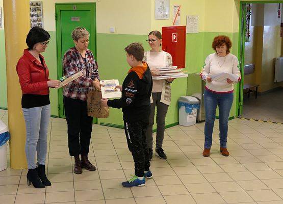 wyróżnienie w konkursie plastycznym dla ucznia klasy III