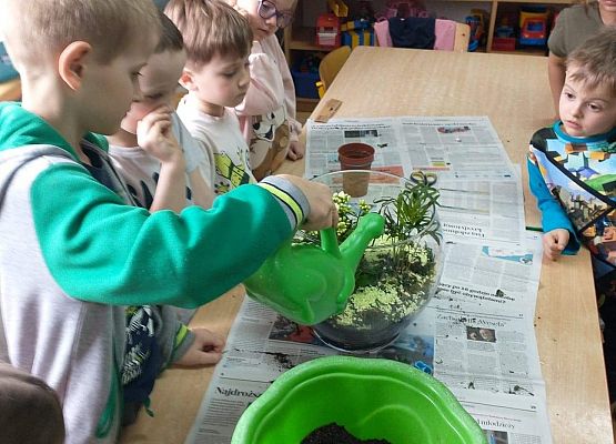 Starszaki przy pracy