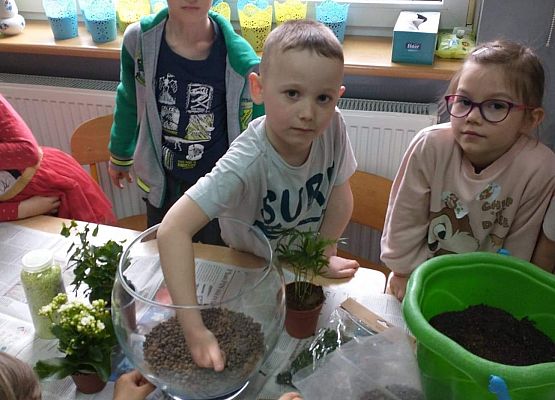 Starszaki przy pracy