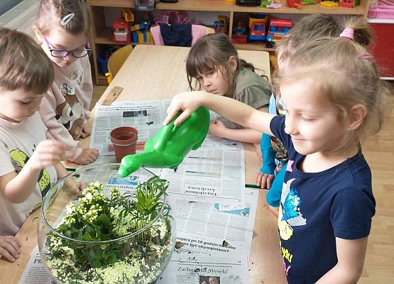 Starszaki przy pracy