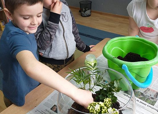 Starszaki przy pracy