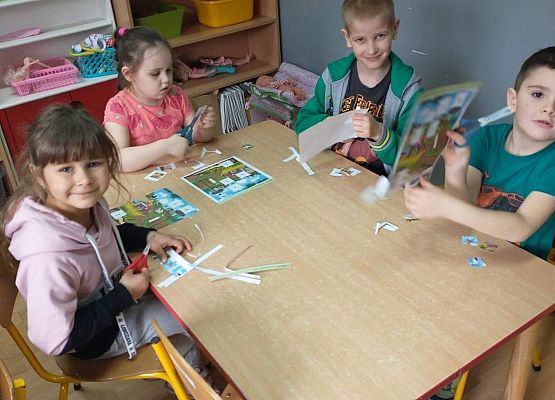 Starszaki przy pracy