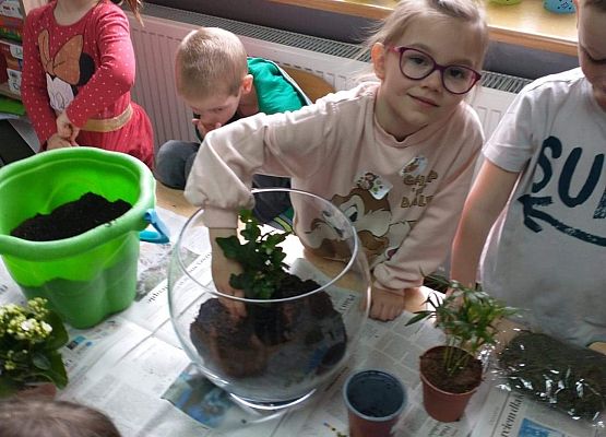 Starszaki przy pracy