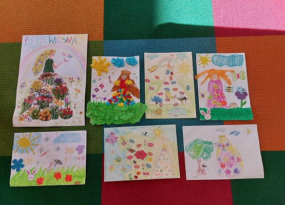 Grafika 1: KONKURS PLASTYCZNY " PANI WIOSNA'