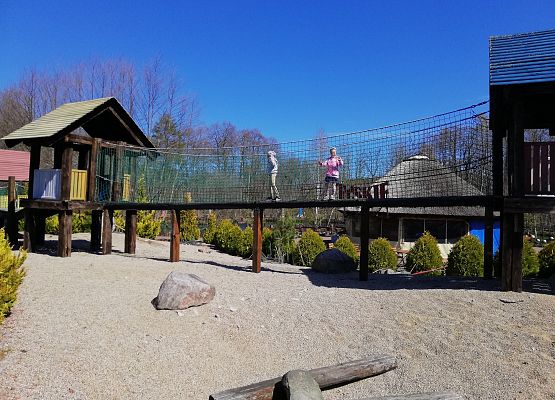 Na linowym torze przeszkód