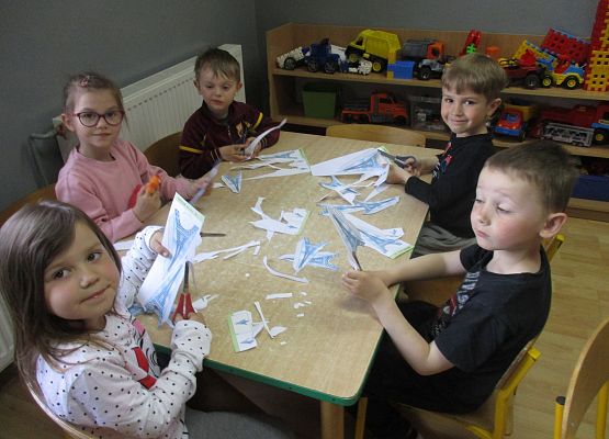 Starszaki przy pracy