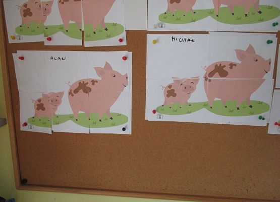 Puzzle - prace młodszej grupy