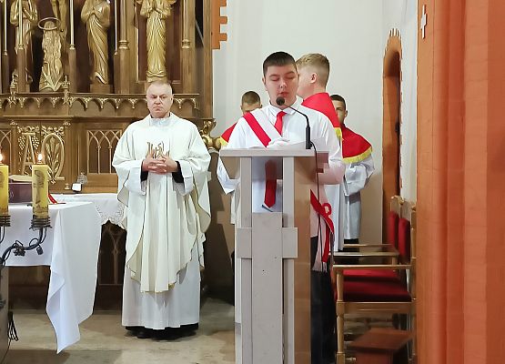 Uroczysta Msza święta z okazji zakończenia roku szkolnego i katechetycznego.