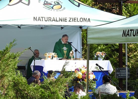 Msza Św. na cmentarzu w Krępie Kaszubskiej