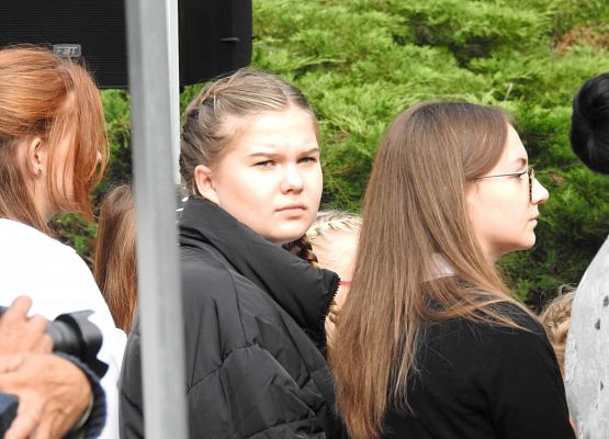 Uczennice podczas Uroczystości