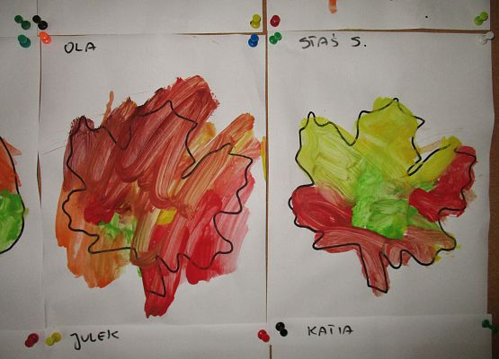 Jesienne liście - grupa młodsza