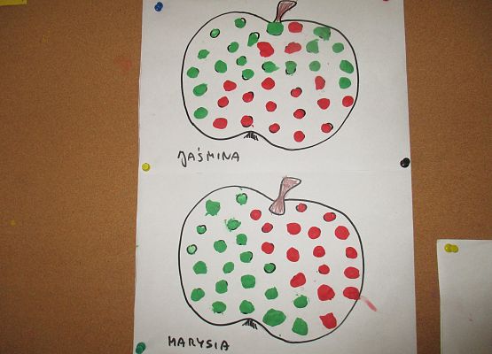 Owoce - prace grupy młodszej