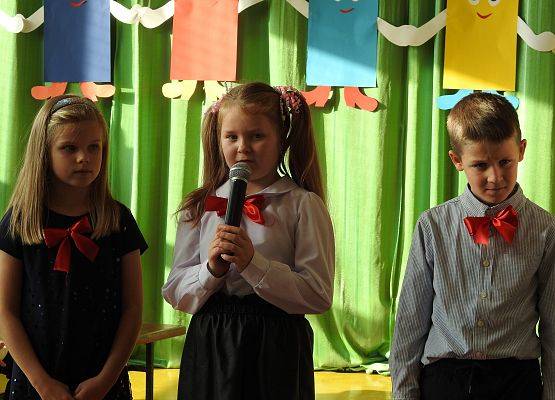 Grafika 46: Uroczystość pasowania na ucznia klasy I w roku szkolnym 2022/2023