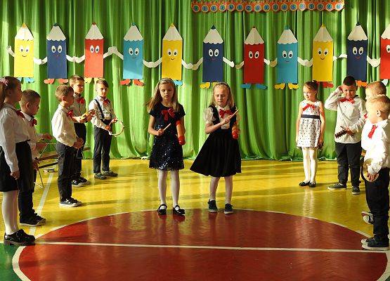 Grafika 62: Uroczystość pasowania na ucznia klasy I w roku szkolnym 2022/2023