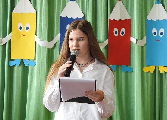 Lilianna Plichta prowadząca uroczystość