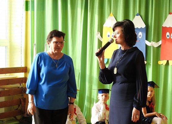 podziękowania dla Pani Małgosi za piękne przygotowanie uczniów do Apelu