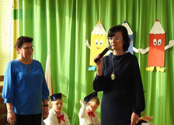 podziękowania dla Pani Małgosi za piękne przygotowanie uczniów do Apelu