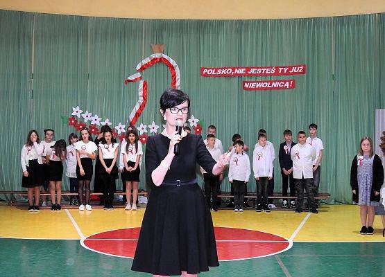 Grafika 135: Uroczysty Apel z okazji obchodów Święta Odzyskania Niepodległości