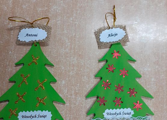 Starszaki - choinki na kiermasz