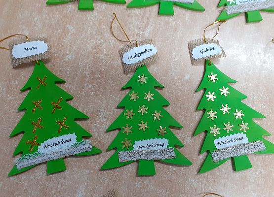 Starszaki - choinki na kiermasz