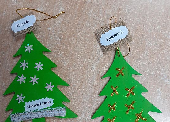 Starszaki - choinki na kiermasz