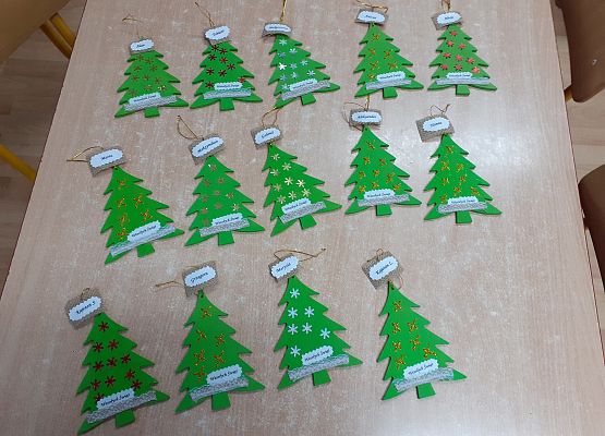 Starszaki - choinki na kiermasz