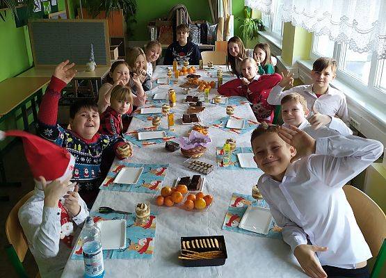 Wigilia klasowa klasy czwartej