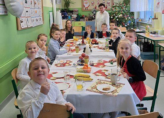 Wigilia klasowa klasy pierwszej