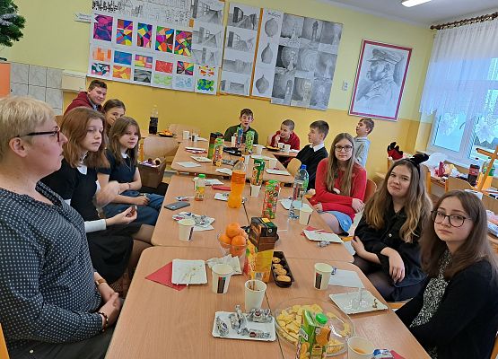 Wigilia klasowa klasy ósmej b