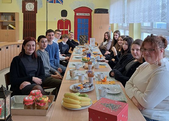 Wigilia klasowa klasy ósmej a