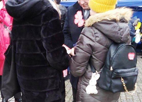 31 Finał WOŚP w Zespole Szkół w Garczegorzu, kwesta na mieście