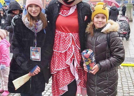 31 Finał WOŚP w Zespole Szkół w Garczegorzu, kwesta na mieście