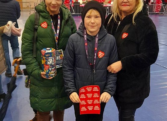 31 Finał WOŚP w Zespole Szkół w Garczegorzu, kwesta na mieście