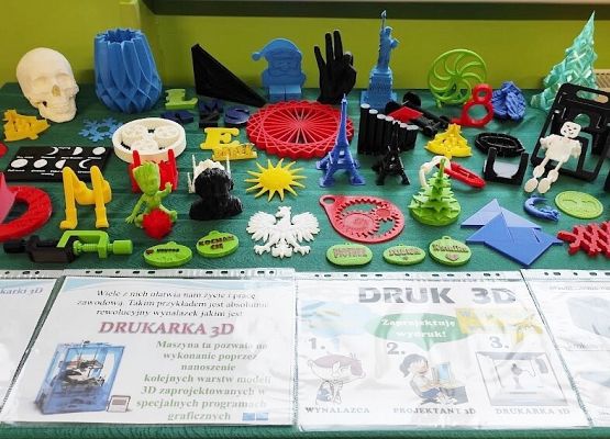 Wydruki 3D ze szkoły w Garczegorzu