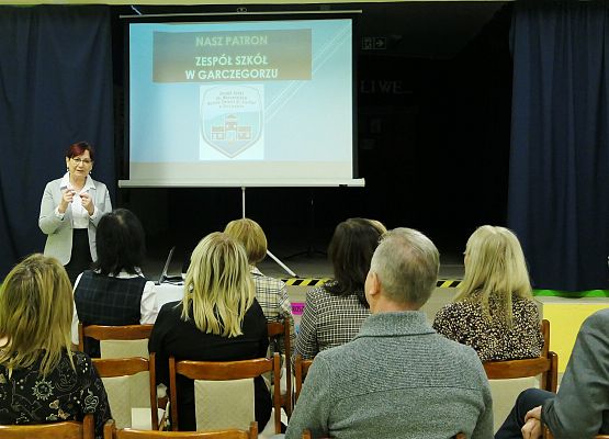 Wizyta Starszego Wizytatora Pani Beaty Sobańskiej - Zając i dyrektorów w Szkole Podstawowej w Garczegorzu