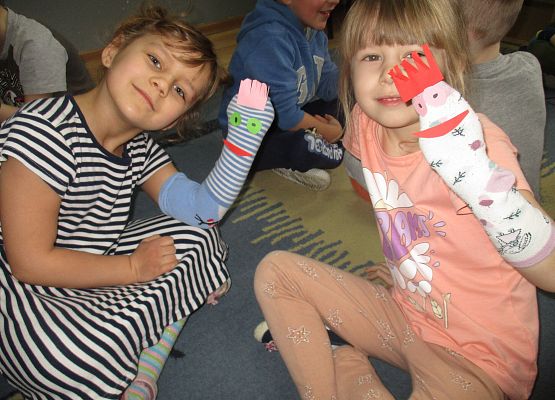 Pacynki - praca starszej grupy