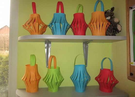 Lampiony - prace grupy młodszej