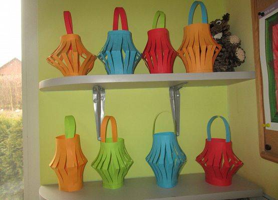 Lampiony - prace grupy młodszej