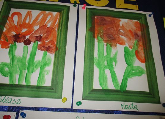 Obraz - praca starszej grupy