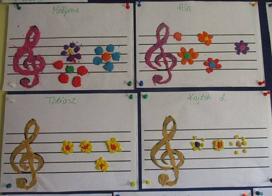 Nuty - prace starszej grupy