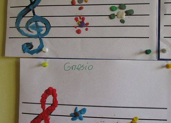 Nuty - prace starszej grupy