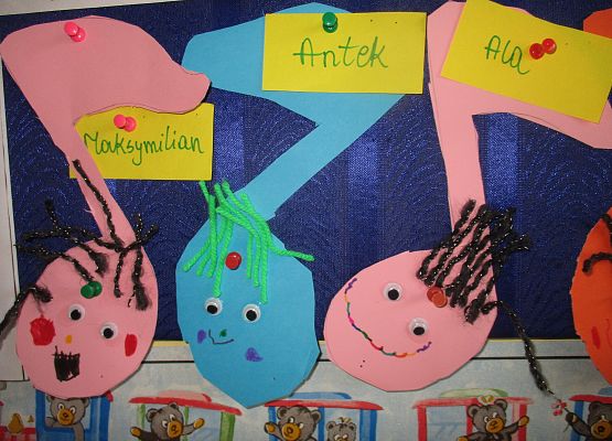 Nuty - prace starszej grupy