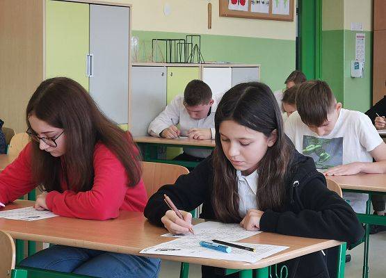 Konkurs Sudoku w szkole podstawowej w Garczegorzu.