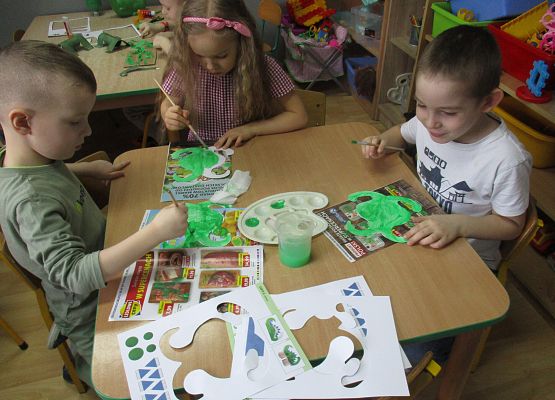 Świat dinozaurów - starsza grupa