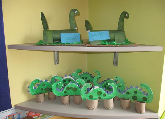 Świat dinozaurów - starsza grupa