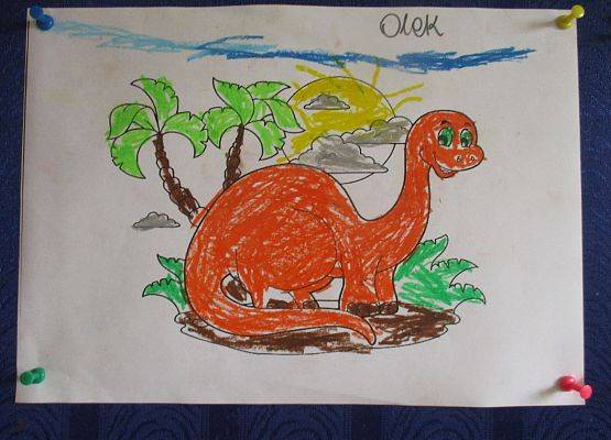 Świat dinozaurów - starsza grupa
