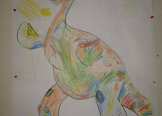 Świat dinozaurów - młodsza grupa